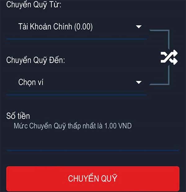 Điền thông tin rút tiền tại nhà cái 8xbet